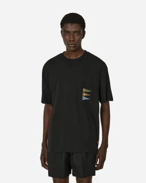 20/-Jersey Pennant T-Shirt (4Flags) Black