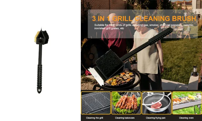 3 in 1 Grill Cleaning Brush