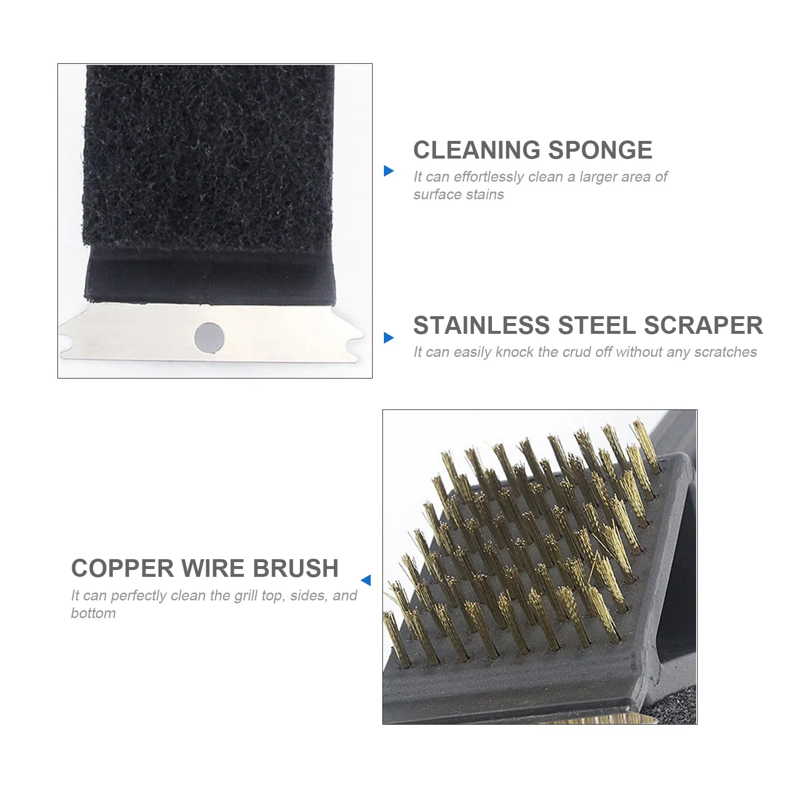 3 in 1 Grill Cleaning Brush