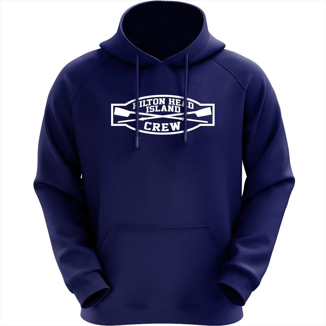 50/50 Hooded Hilton Head Island Crew Pullover Sweatshirt