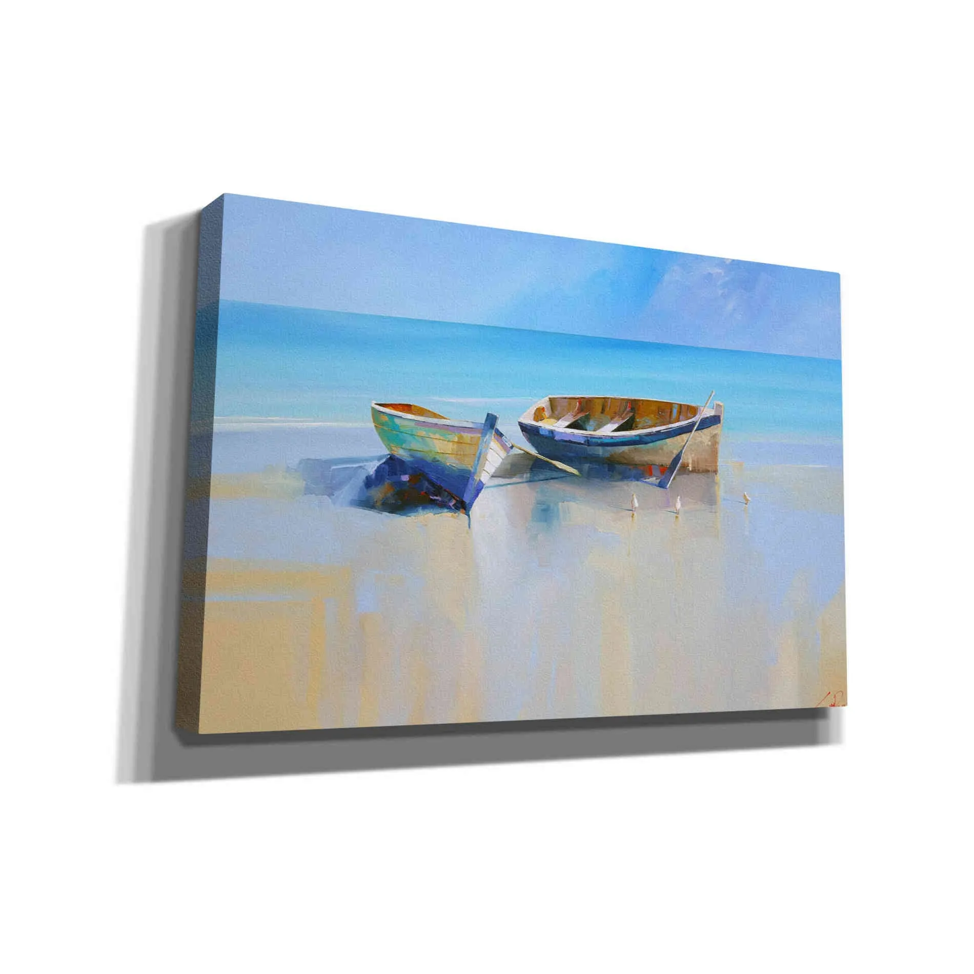 'Afternoon Gulls' by Craig Trewin Penny, Canvas Wall Art