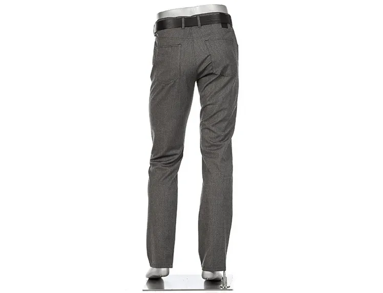 Alberto Regular Fit Pipe Ceramica Pant 0039 | Bankers Grey