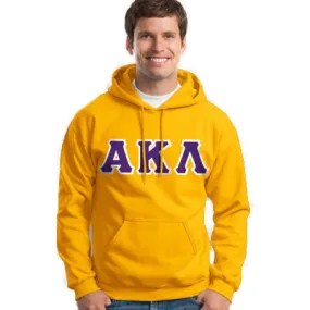 Alpha Kappa Lambda Hooded Sweatshirt - Gildan 18500 - TWILL
