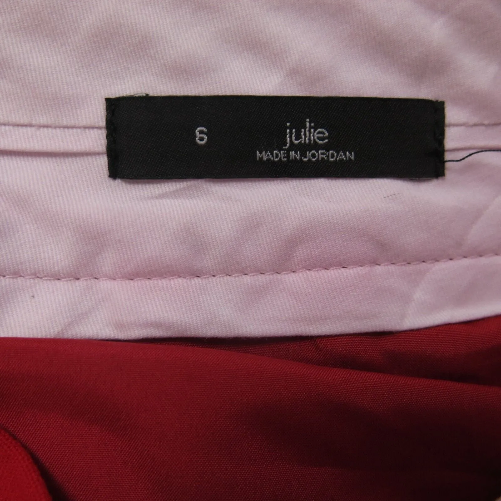 Ann Taylor Loft Julie Pant Womens 6 Red Slim Straioght Leg Casual Dress Pants