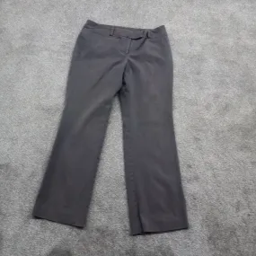 ANN Taylor Signature Womens Straight Leg Dress Pant Low Rise Gray Size 8P