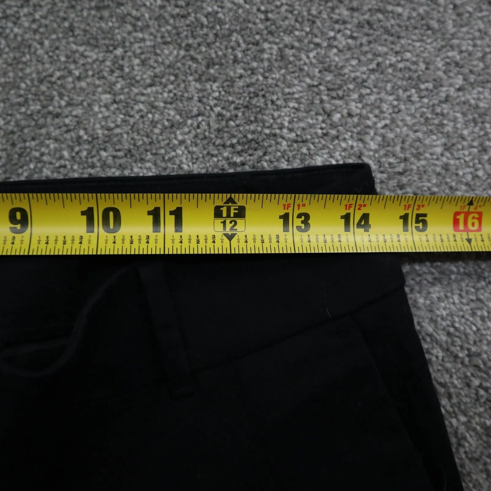 ANN Taylor Womens Straight Leg Dress Pant Mid Rise pockets Black Size 6