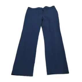 Ann Taylor Womens Straight Leg Dress Pants Stretch Mid Rise Navy Blue Size 4