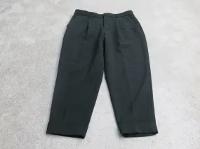 Banana Republic Womens Dress Pant Slim Straight Leg High Rise Black Size 14