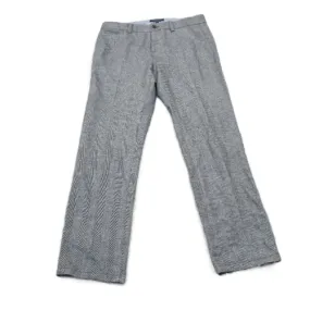 Banana Republic Womens Straight Leg Dress Pant Slash Pockets Mid Rise Gray 30X30