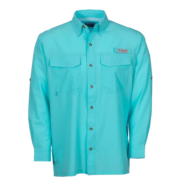 BIMINI BAY MENS FLATS V L/S SHIRT