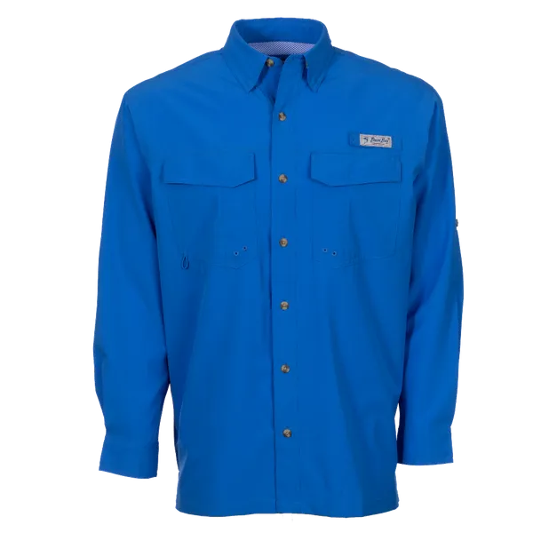 BIMINI BAY MENS FLATS V L/S SHIRT