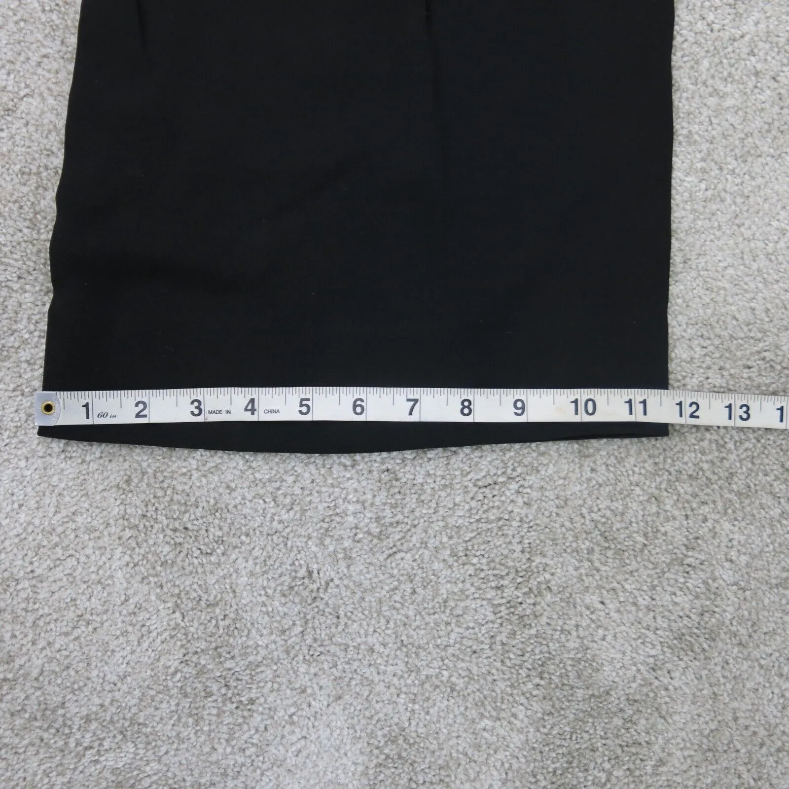 Boden Womens Dress Pant Wide Leg Flat Front High Rise Pull on Black Size 31W