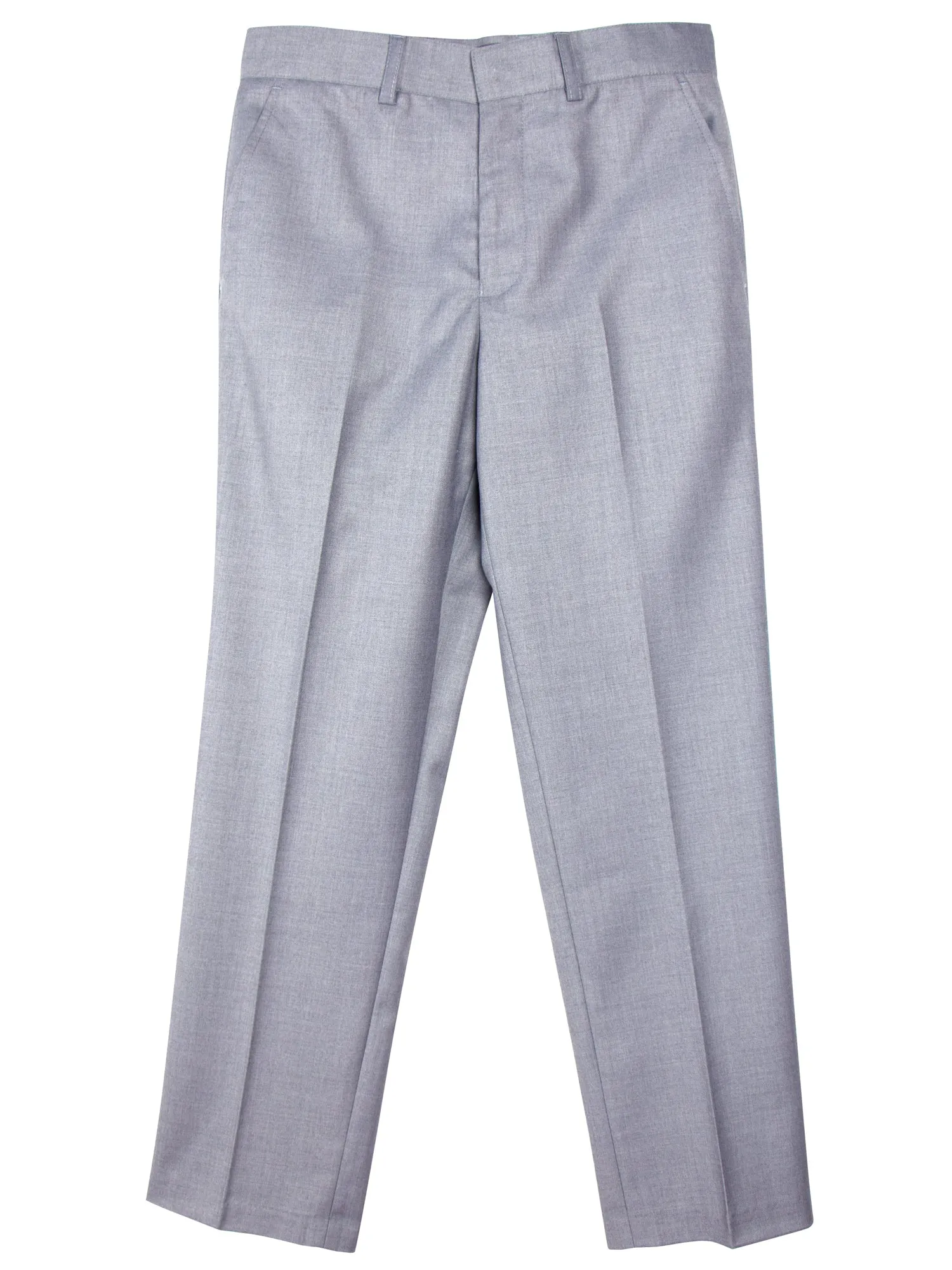 Boys' 4 Piece Suspenders Outfit, Light Grey/White/Grey w/White Stripes