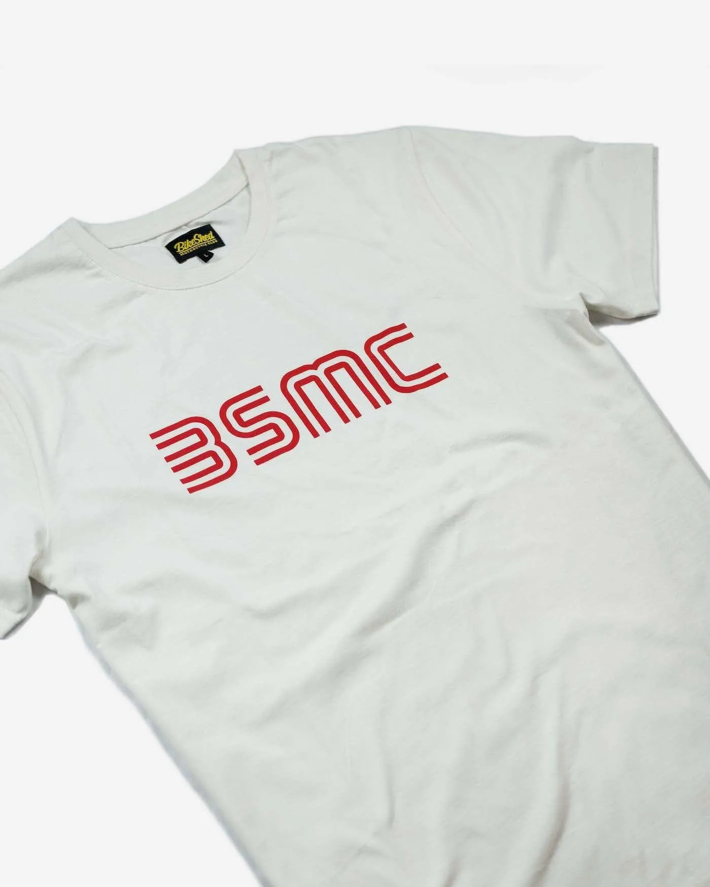 BSMC '77 T Shirt - White/Red