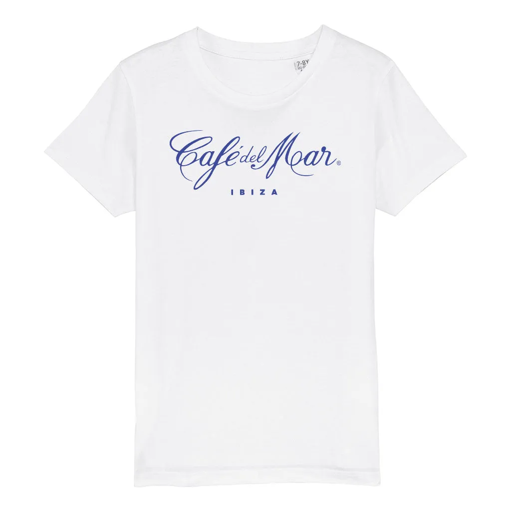 Café del Mar Ibiza Blue Logo Kid's Organic T-Shirt