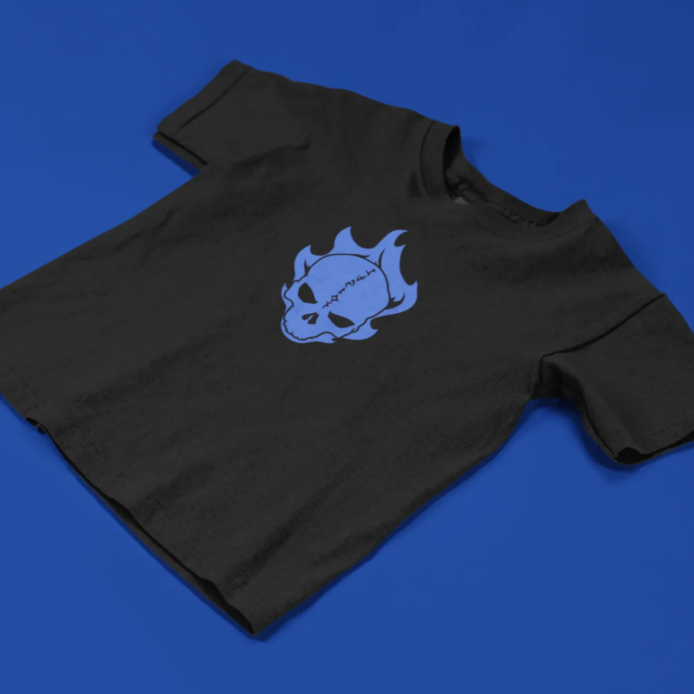 Camp Gonnagetcha Cabin Blue Skulls - T-Shirt