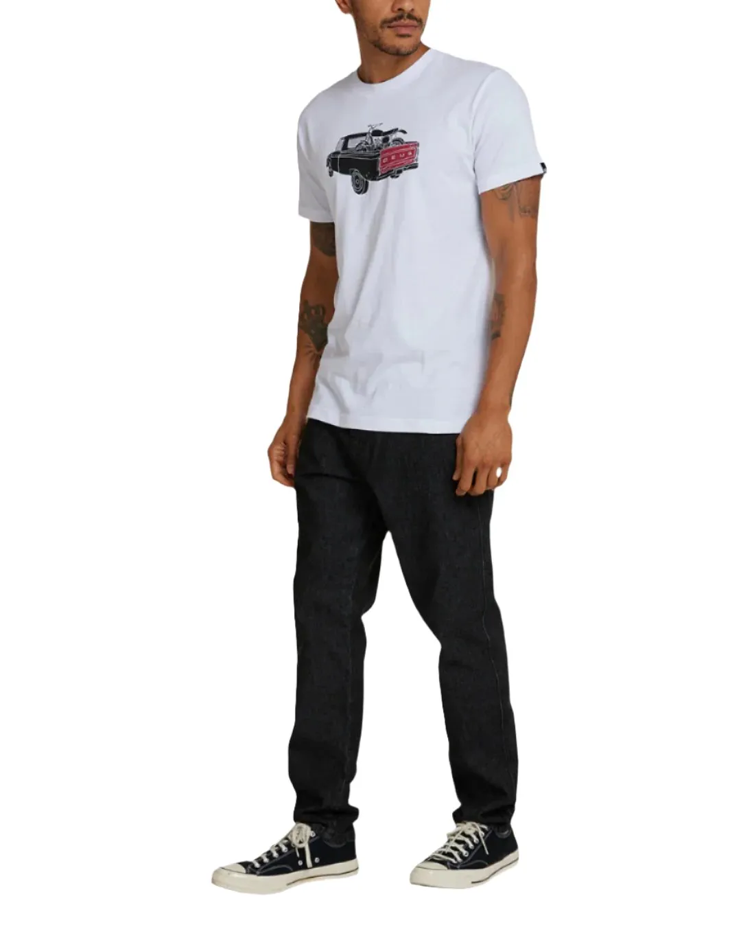 Carby Pickup Tee - White