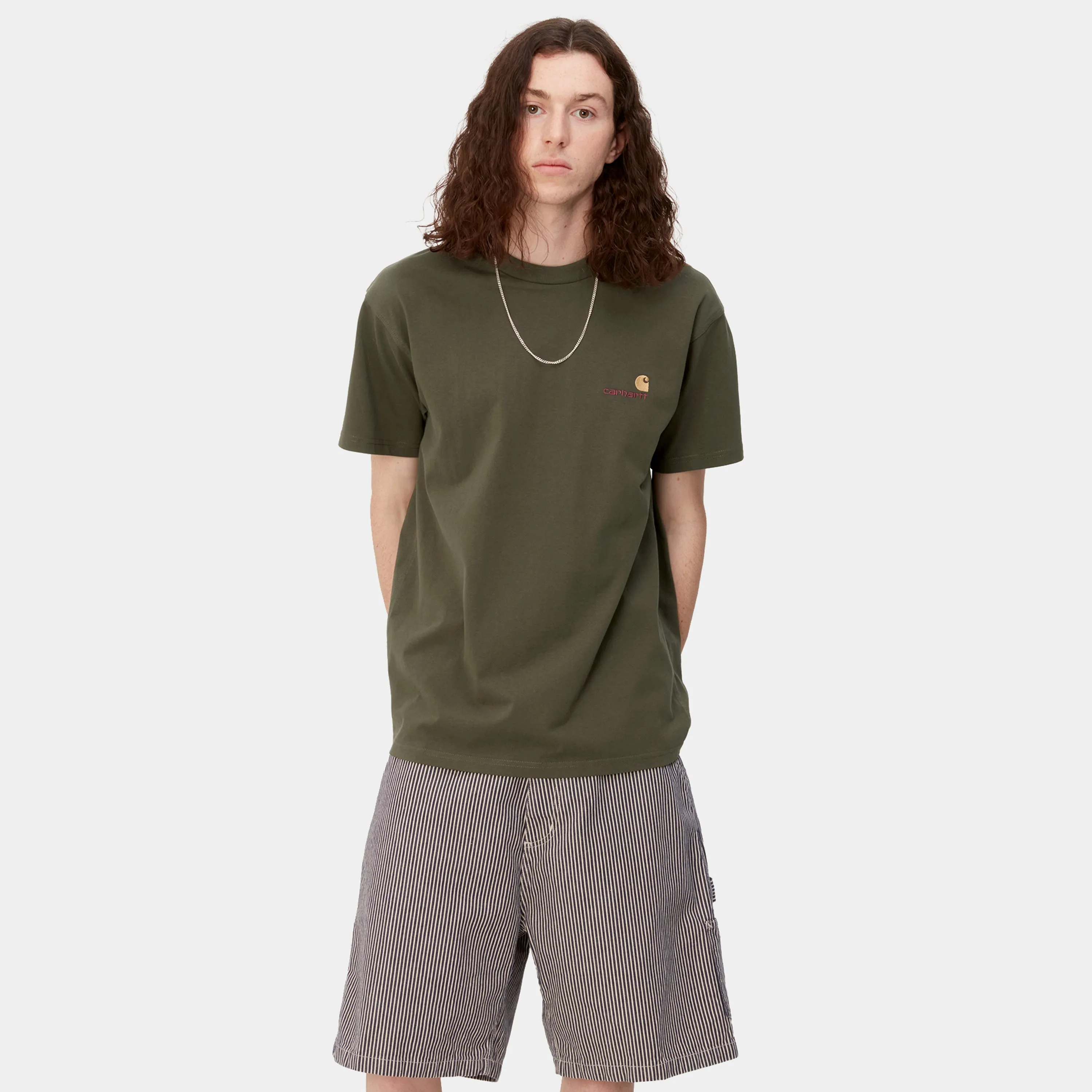 Carhartt S/S American Script T-Shirt Plant