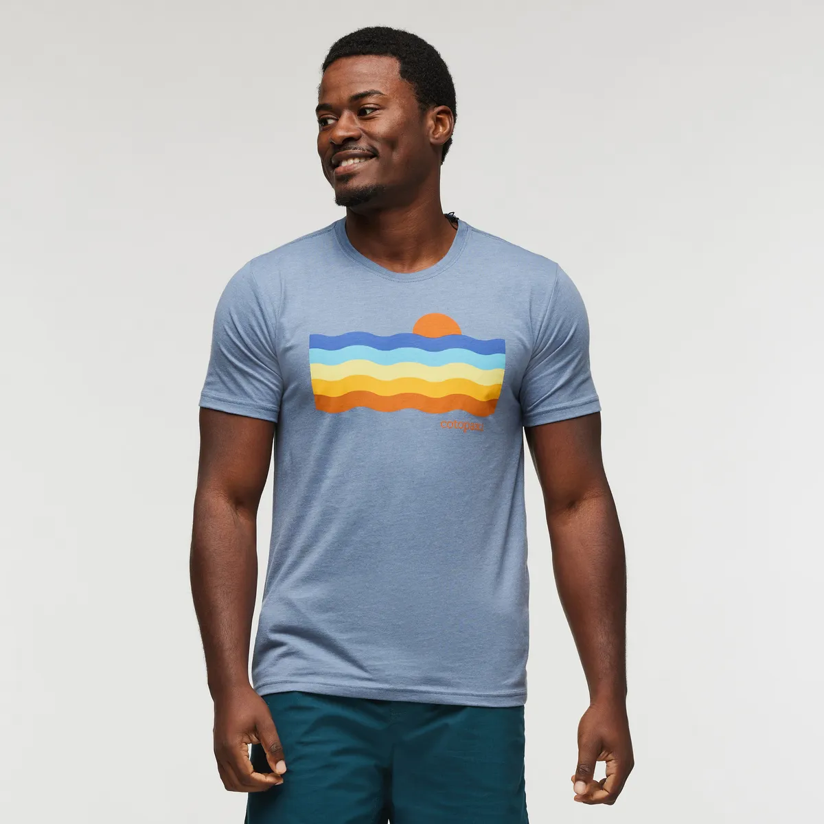 Cotopaxi Men&#x27;s Disco Wave Organic T-Shirt Tempest | Buy Cotopaxi Men&#x27;s Disco Wave Organic T-Shirt Tempest here | Outnorth