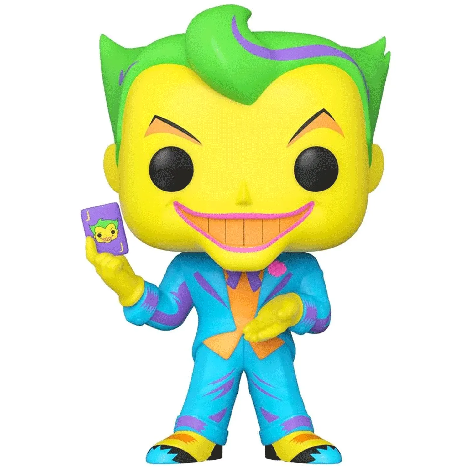 DC Comics Joker Blacklight Pop! Vinyl and Tee Set