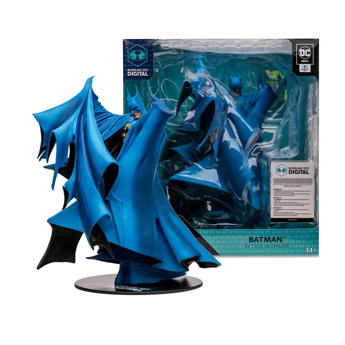 DC Direct Batman by Todd McFarlane Statue (Blue Version with Digital Code)