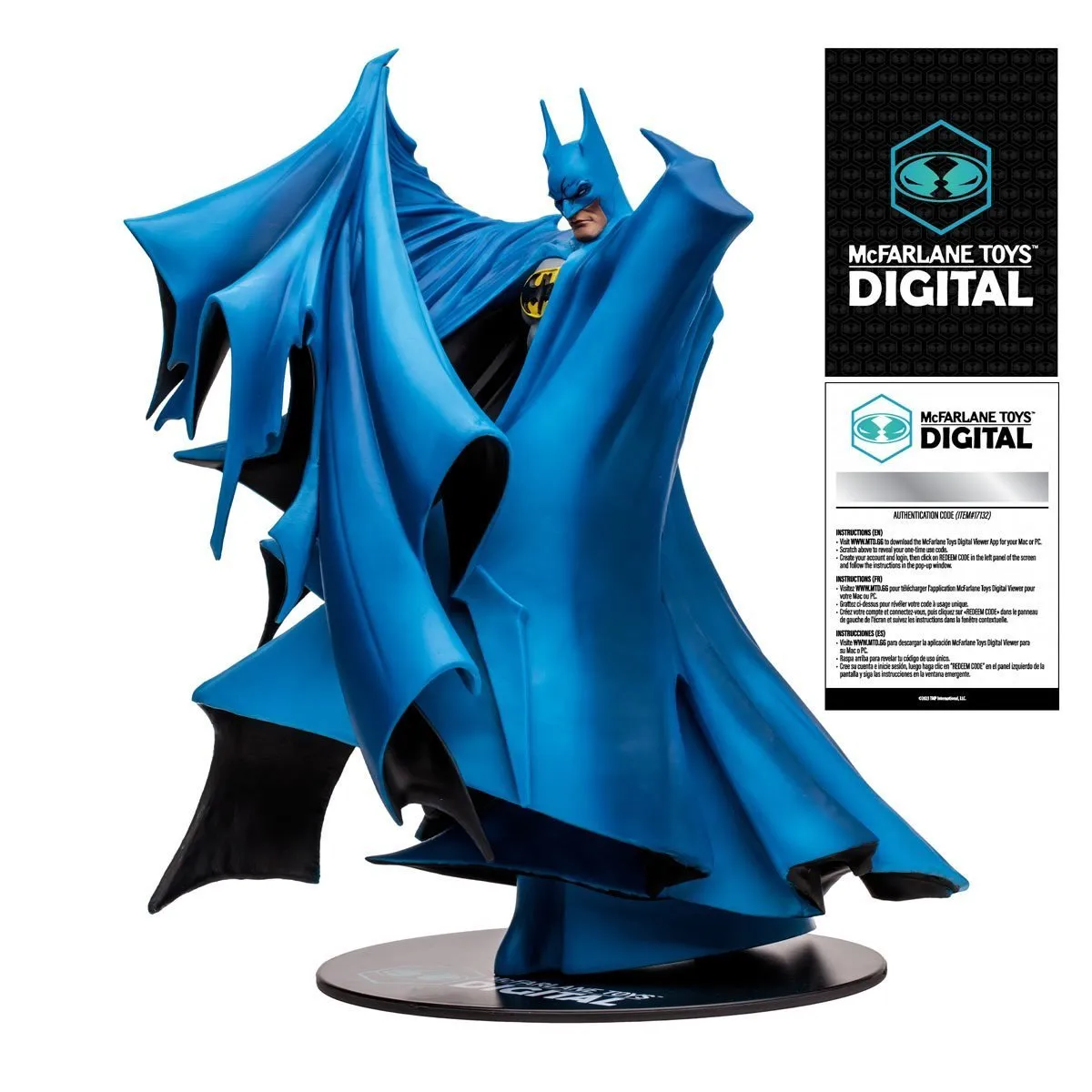 DC Direct Batman by Todd McFarlane Statue (Blue Version with Digital Code)