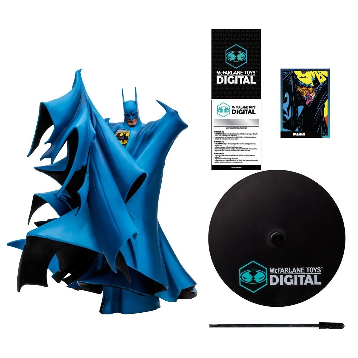 DC Direct Batman by Todd McFarlane Statue (Blue Version with Digital Code)