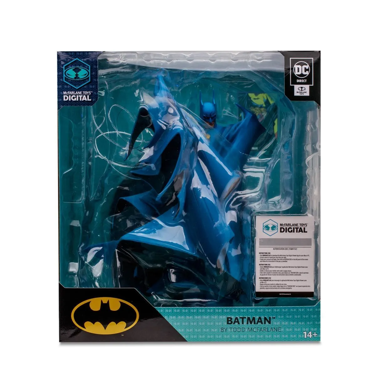 DC Direct Batman by Todd McFarlane Statue (Blue Version with Digital Code)