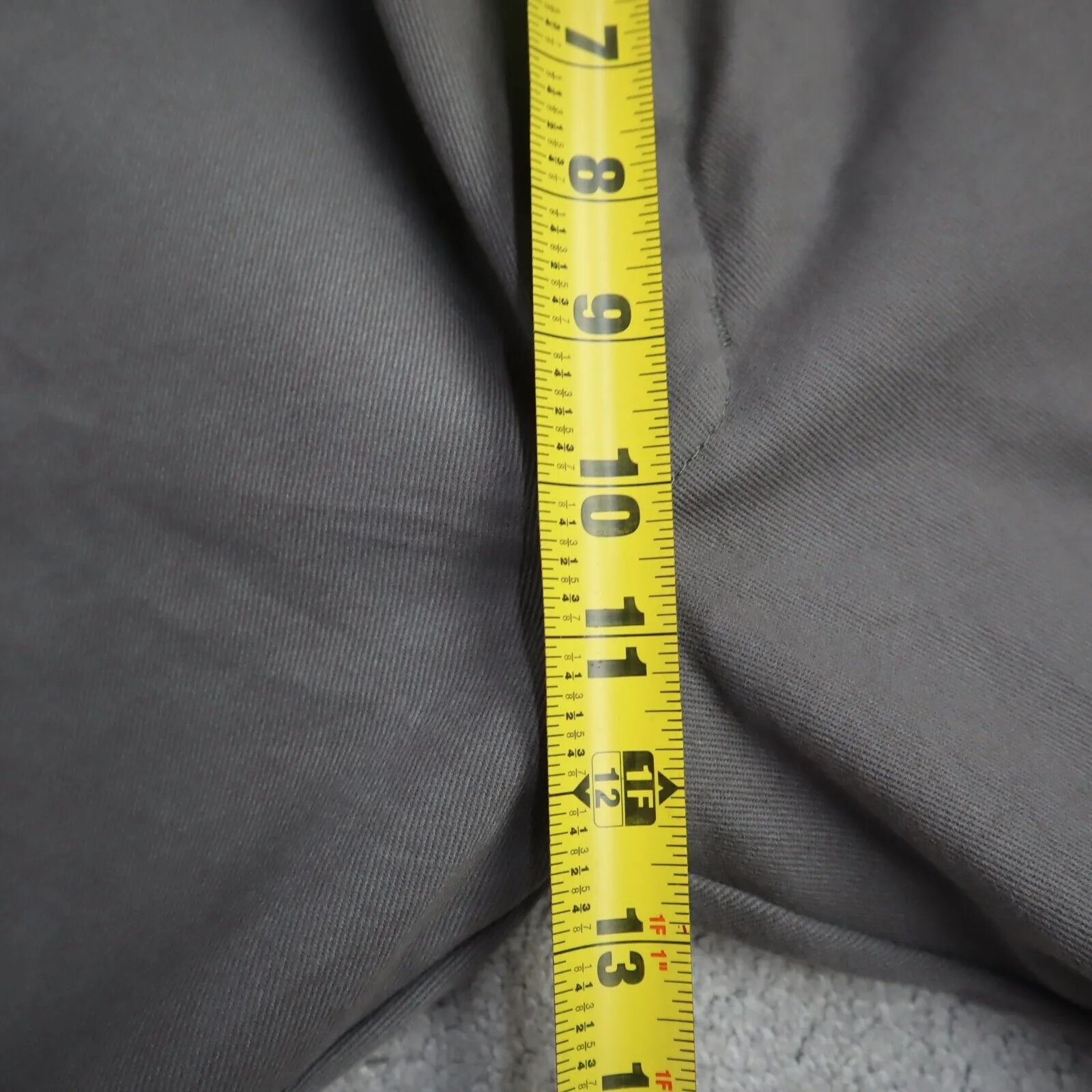 Dickies Womens Dress Pants Wide Leg High Rise Logo Brown Size W38
