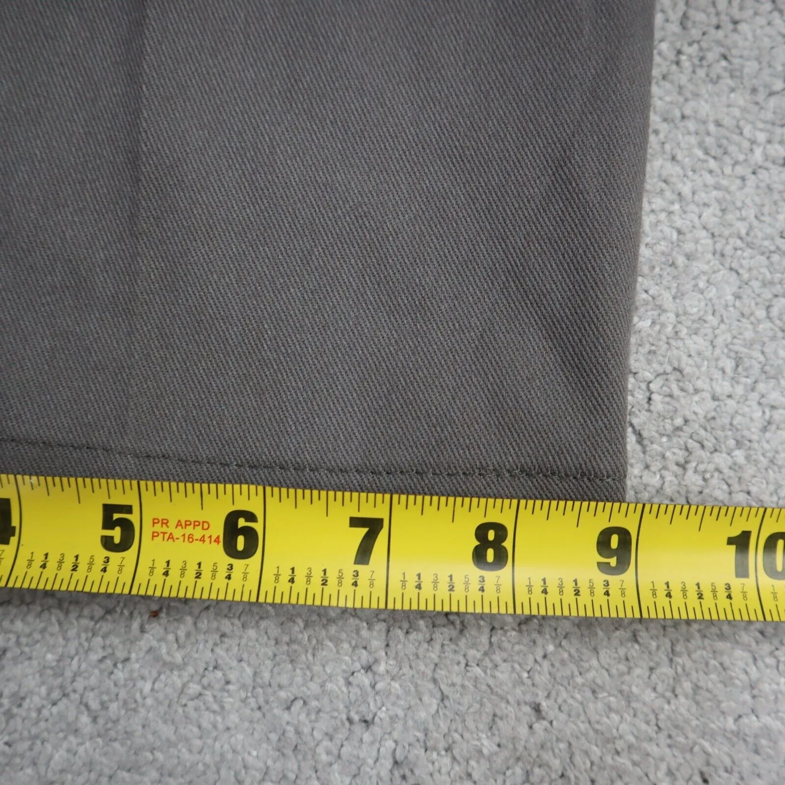 Dickies Womens Dress Pants Wide Leg High Rise Logo Brown Size W38