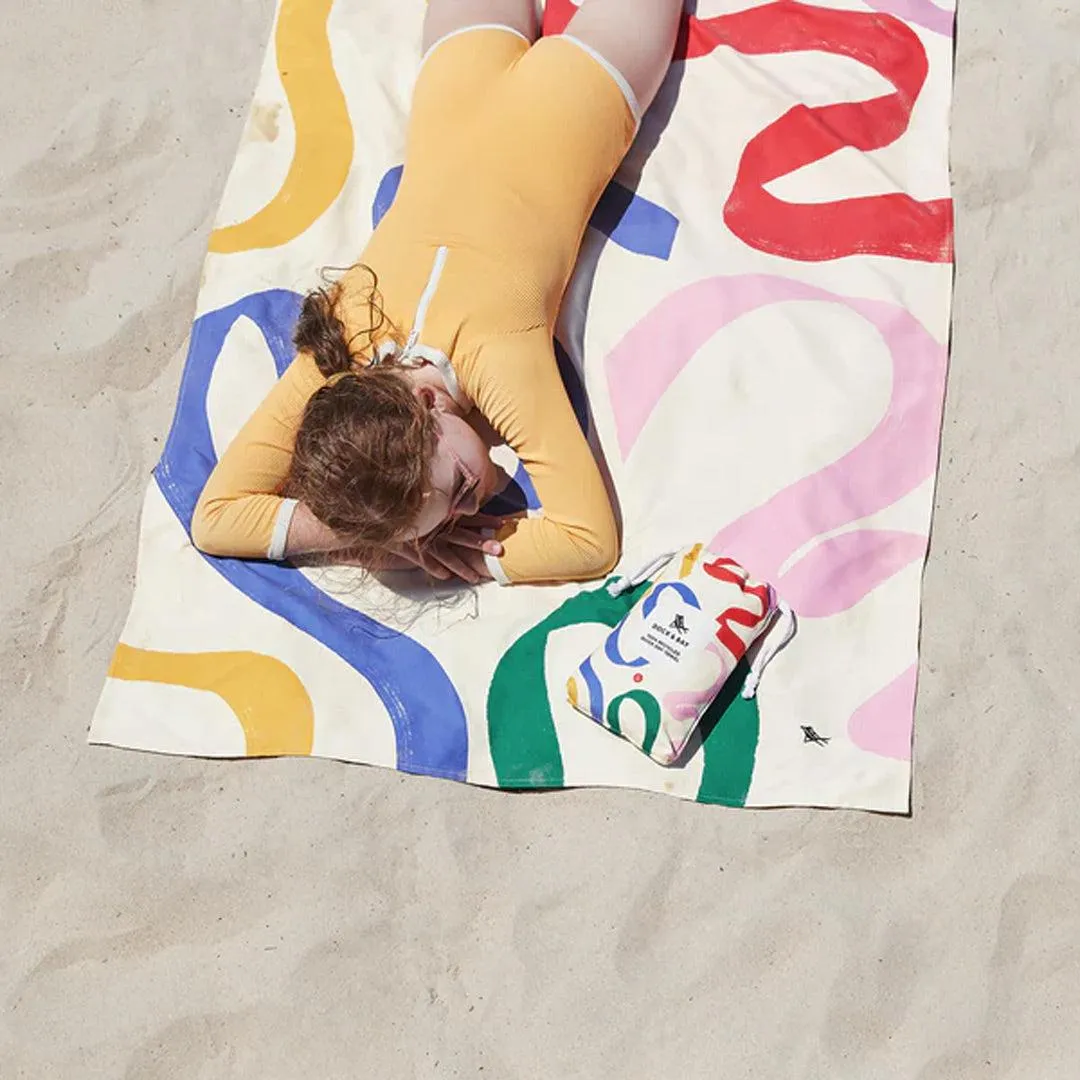 Dock & Bay Kid's Beach Towel - Doodle Mood