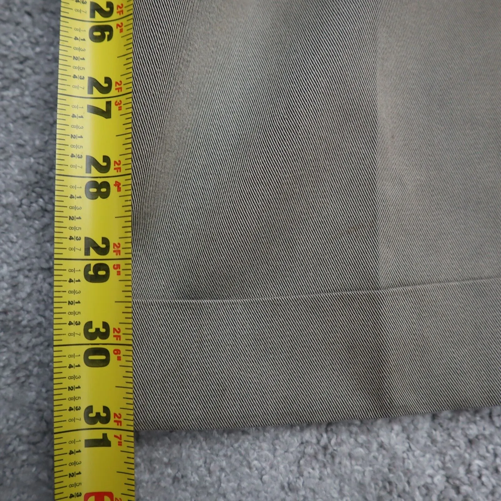 Dockers Mens Straight Leg Dress Pant High Rise Pockets Beige Size W38XL32