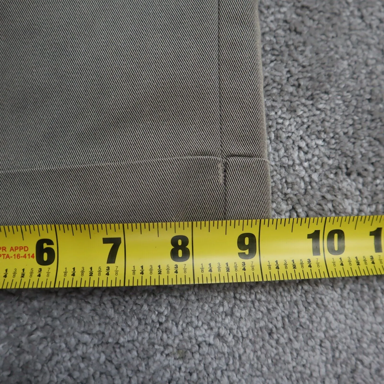 Dockers Mens Straight Leg Dress Pant High Rise Pockets Beige Size W38XL32