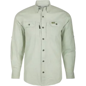 Drake Frat Houndstooth Check Button-Down Long Sleeve Shirt