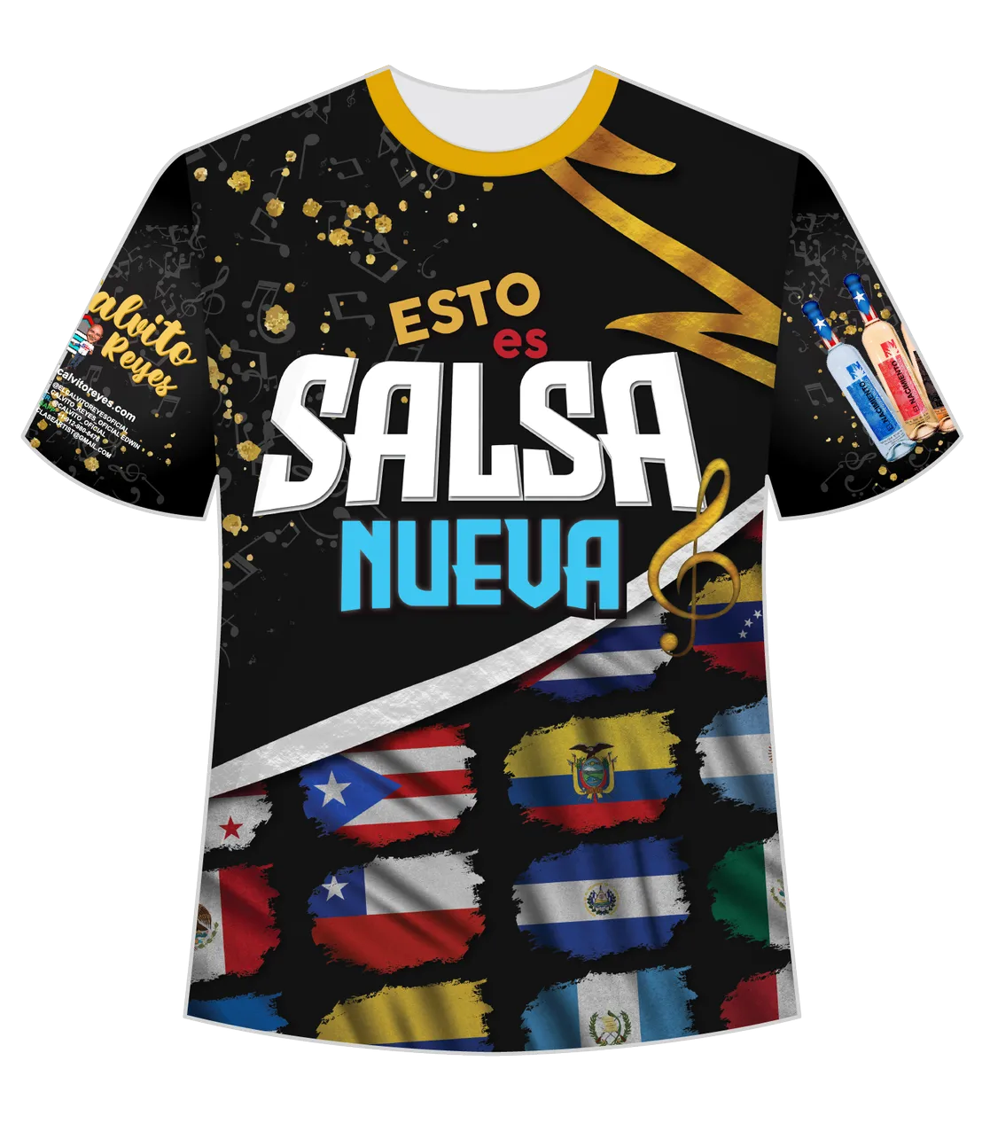 Edwin "El Calvito" Reyes CD & T Shirt Bundle