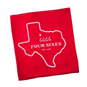 Four Sixes Sweatshirt Blanket