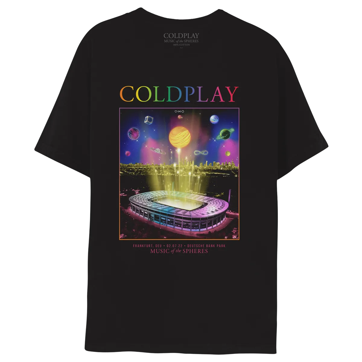 Frankfurt Jul 2 Music Of The Spheres Limited Edition 2022 Tour Tee