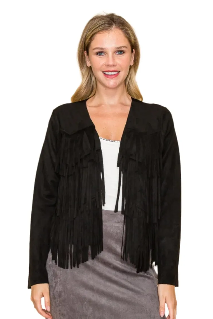 Gabby's Boho Fringed Jacket