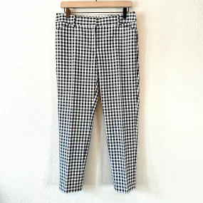 Gingham Ankle Dress Pants