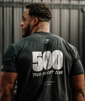 Gymshark 500KG T-Shirt - Black