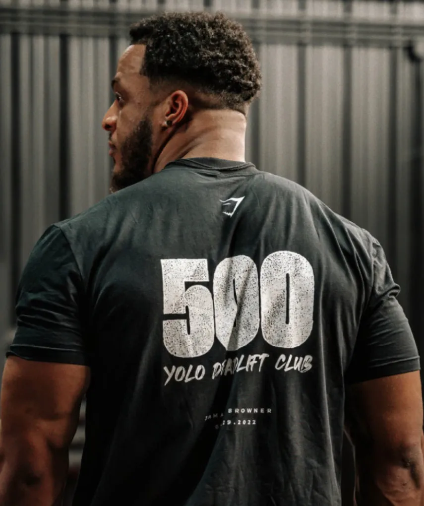 Gymshark 500KG T-Shirt - Black