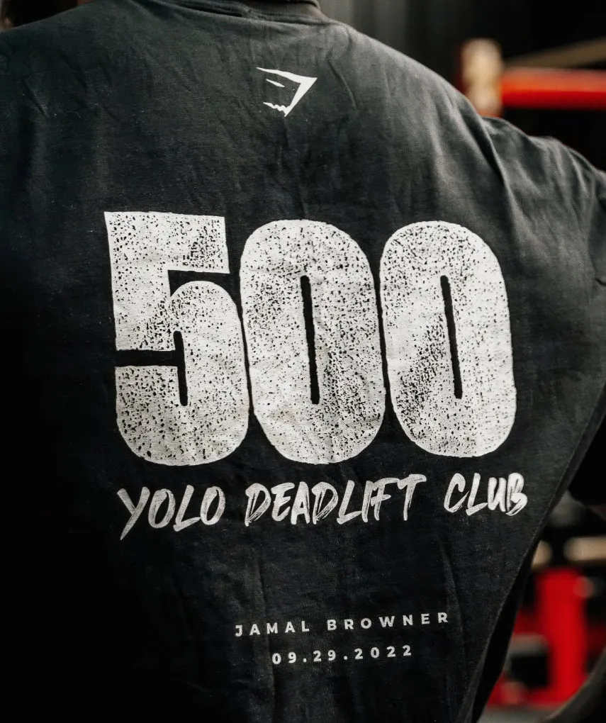 Gymshark 500KG T-Shirt - Black