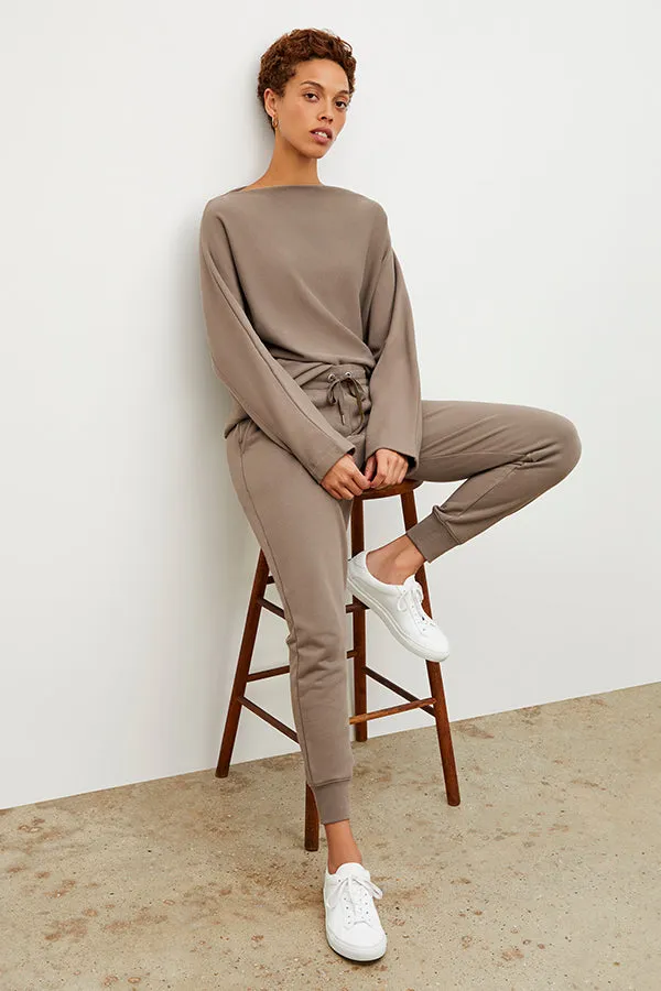 Kristin Pullover - French Terry :: Mink