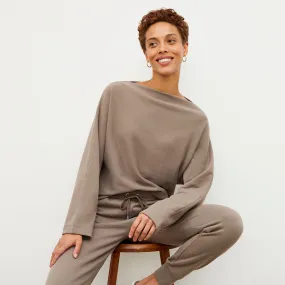Kristin Pullover - French Terry :: Mink