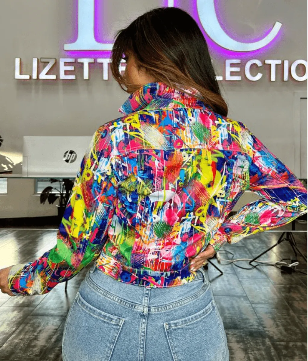 Lizette Jacket in Jean style LC2468