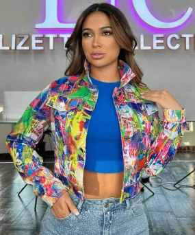Lizette Jacket in Jean style LC2468