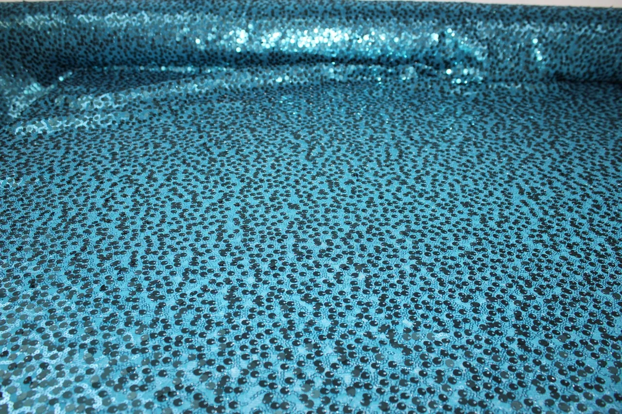Mixtape Sequined Mesh - Caribbean Depths
