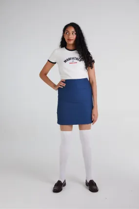 Modfather Clothing - Women's Logo Script Ecru - T-Shirt