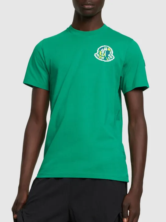 Moncler   Logo cotton t-shirt 