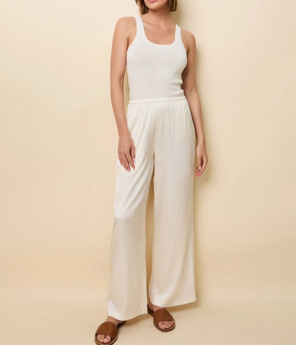 Nessa Tank Top in Brule